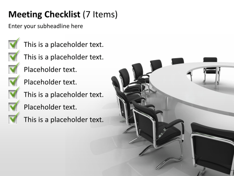 Checklist 60 