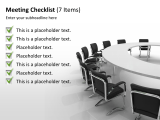 Checklist 60 