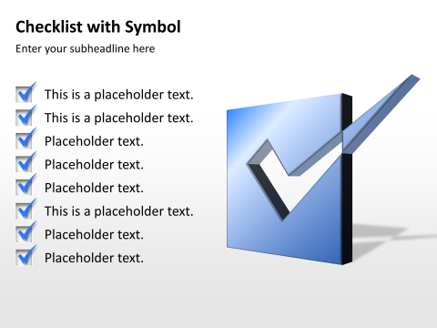 Checklist 75 