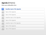 Agenda Chart 13 