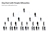People Silhouettes - Org Chart 
