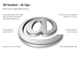 3D Symbols - At Sign 4 