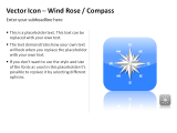 Vector Icon - Wind Rose 