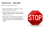 Vector Icon - Stop Sign 