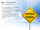 Sign - Change Ahead 3 german