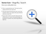 Vector Icon - Magnify / Search 