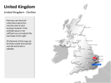 United Kingdom - Outline and Capitals 1 german