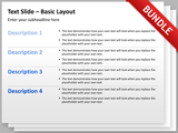 Text Slide Basic Layout Bundle 