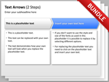 Text Arrows Bundle 