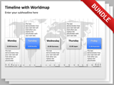 Timeline Worldmap / Globe Bundle 