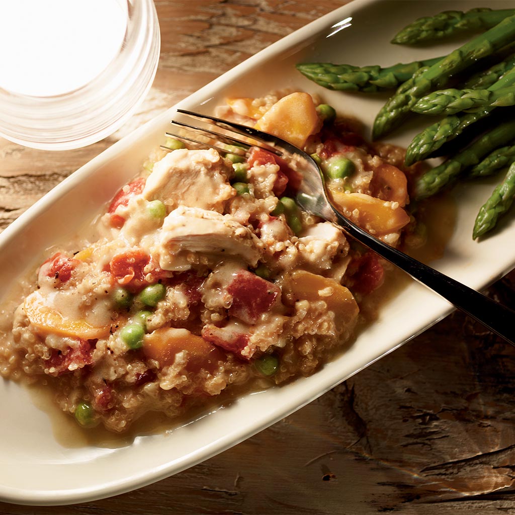 Weeknight Chicken Quinoa Stew