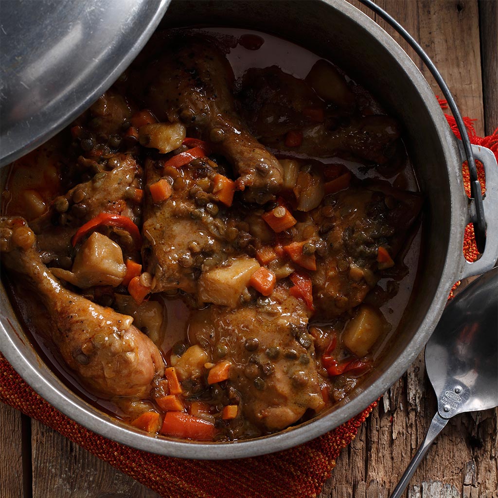 Paprika Chicken & Lentils