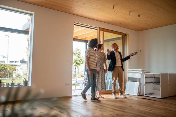 Buyers touring a Santa Clarita home experiencing hesitation about a listing on the market too long