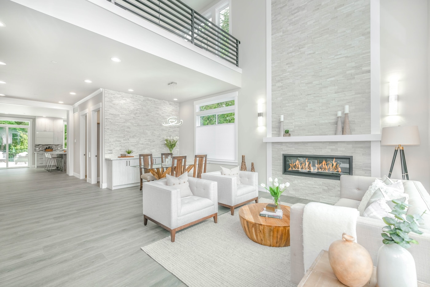 Beautifully staged home interior