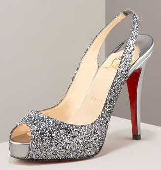 louboutin plateado louboutin plateado