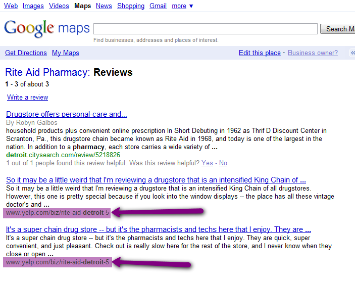 Rite Aid Google Reviews