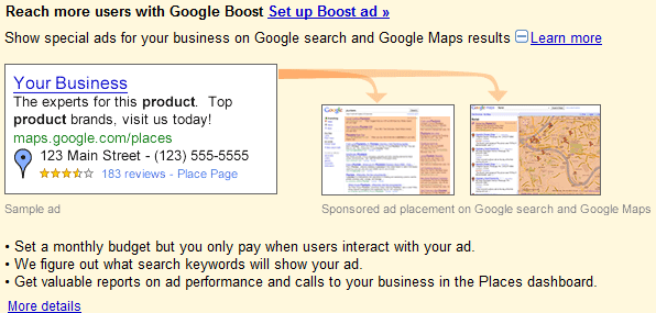 Google Places Boost