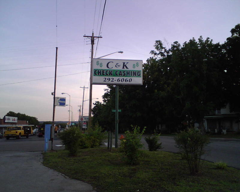 C &amp; K Check Cash Logo