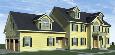 Colonial Home Design Logo