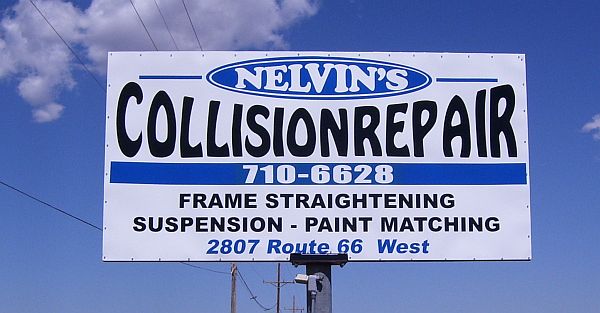 Nelvin's Collision Repair Logo
