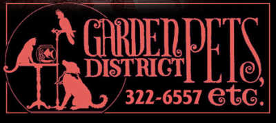 Garden District Pets etc. Logo