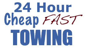 24 Hour Cheap Fast Towing Logo
