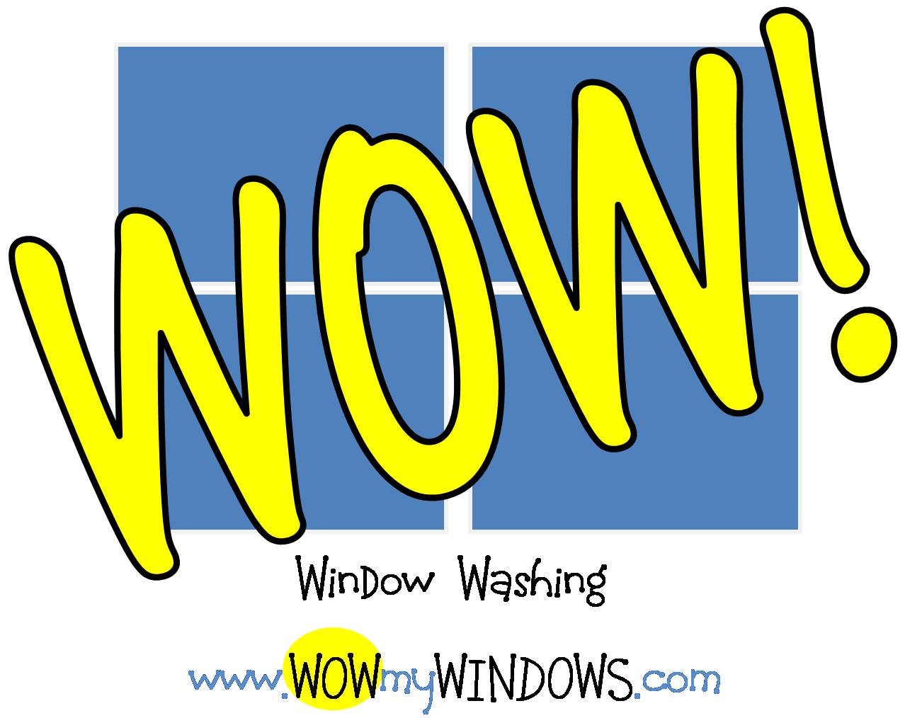 WOW! Window Washing Logo