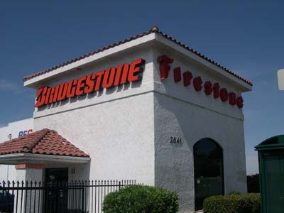Palmdale Firestone Tires Logo