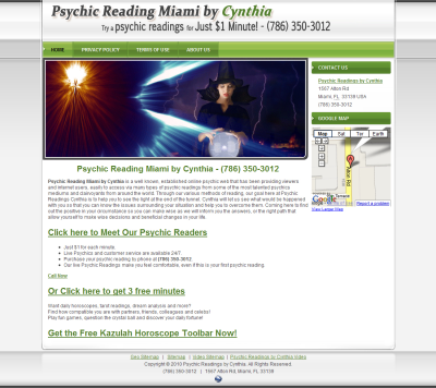 Psychic Readings by Cynthia Logo
