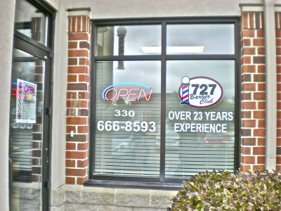 727 Barber Club Logo