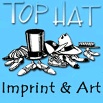 Top Hat Custom Screen Art Logo