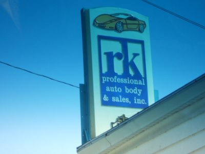RK Auto Body &amp; Sales, Inc. Logo