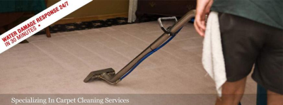 Orange Water Damage Company Logo