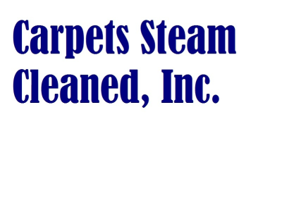 Carpets Steam Cleaned, Inc. Logo