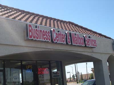 Business Center Printing &amp; Mailbox Services Logo