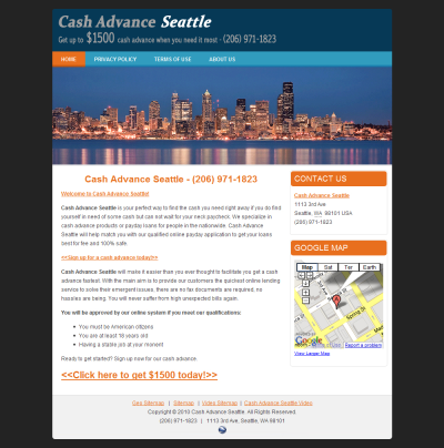 Cash Advance Seattle Logo