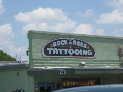 Rock of Ages Tatoo Logo