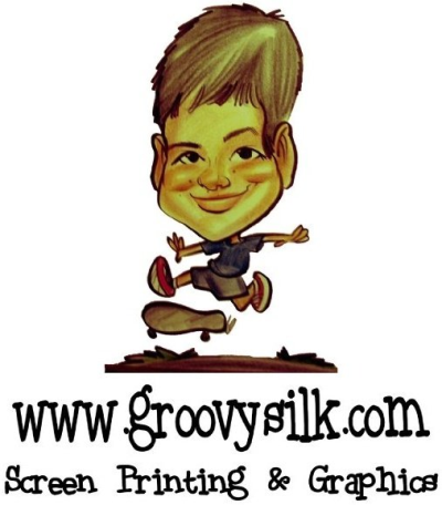 Groovy Silk Screening Logo