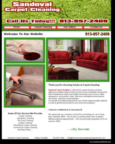 Sandoval Carpet Cleaning Logo