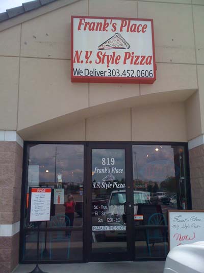 Frank's Place N.Y. Style Pizza Logo