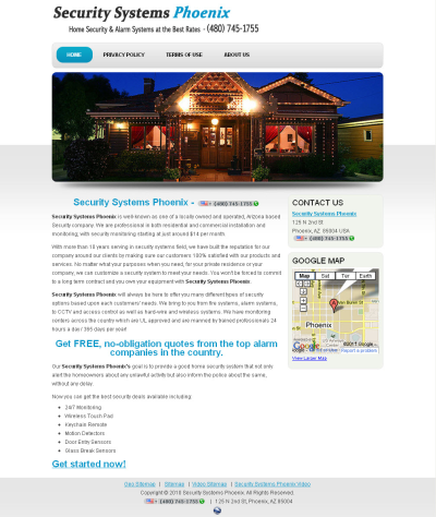 Security Systems Phoenix Logo