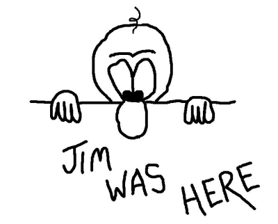 Jim Was Here Logo