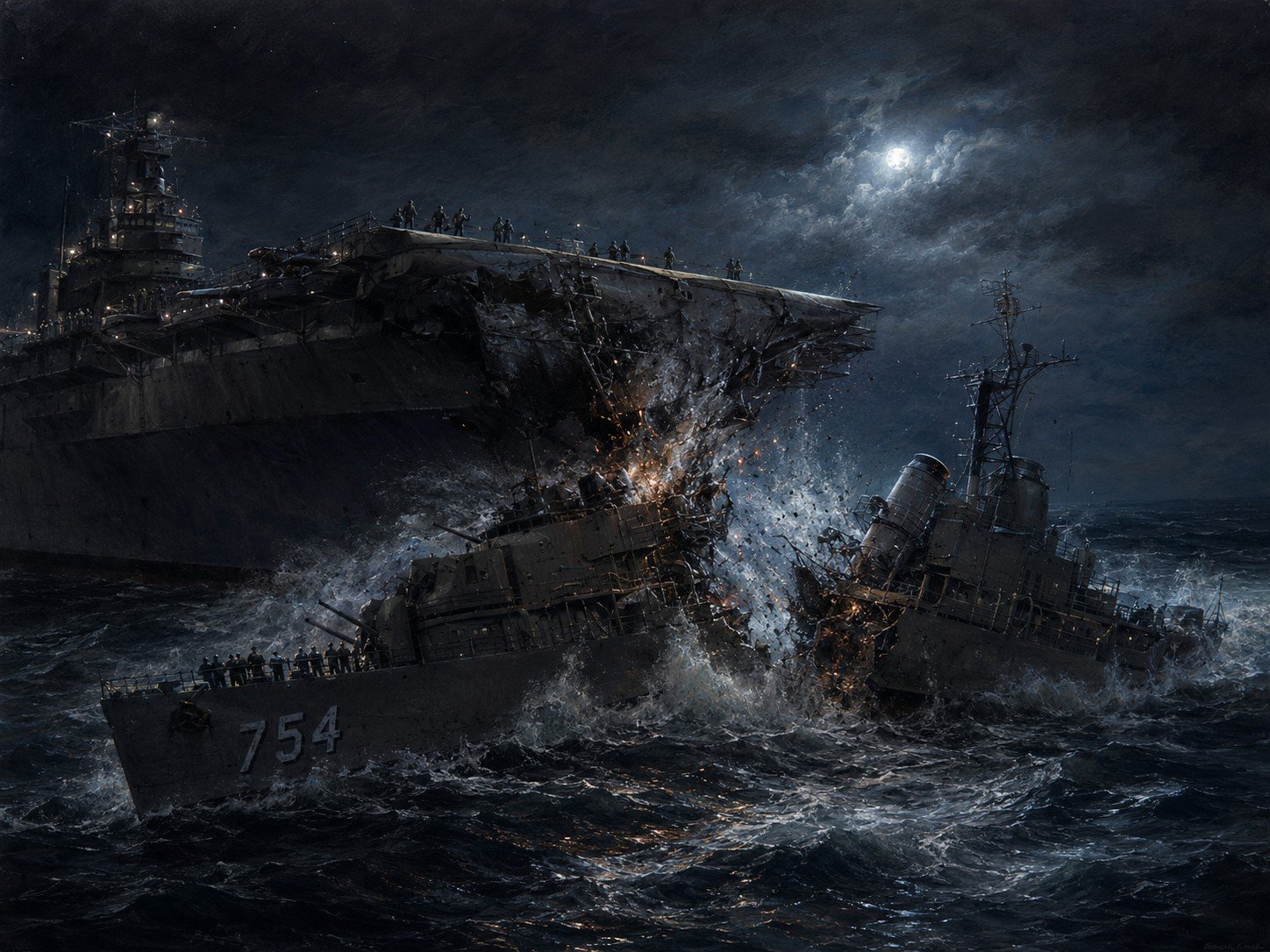 Cut in Two in the Moonlight: The USS Frank E. Evans Disaster