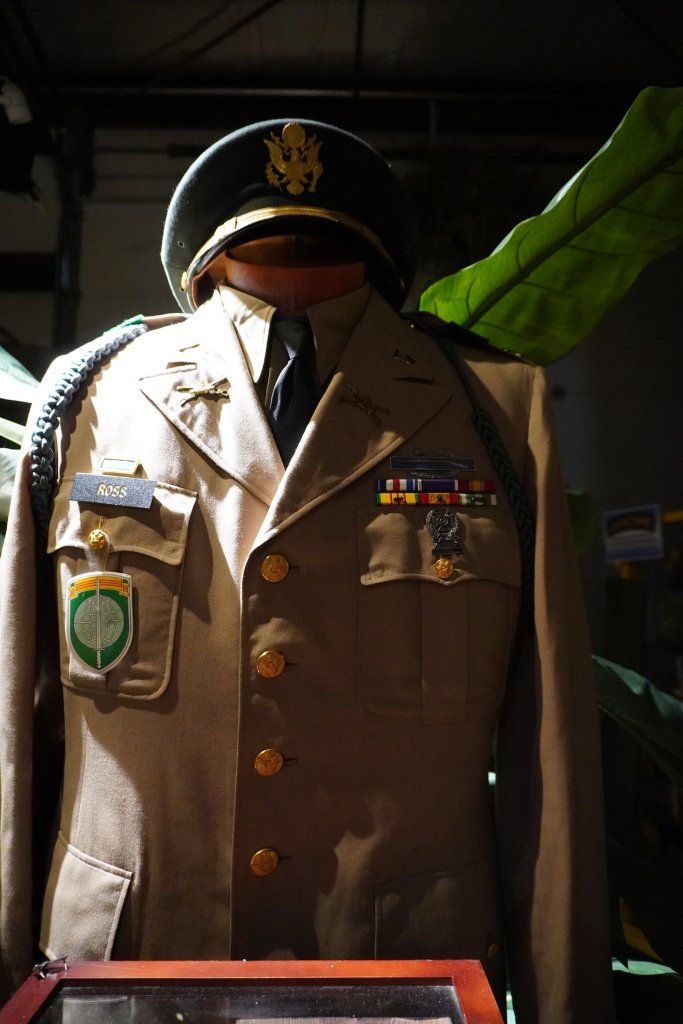 From Vietnam war, an uniform of Capt. Larry Ross