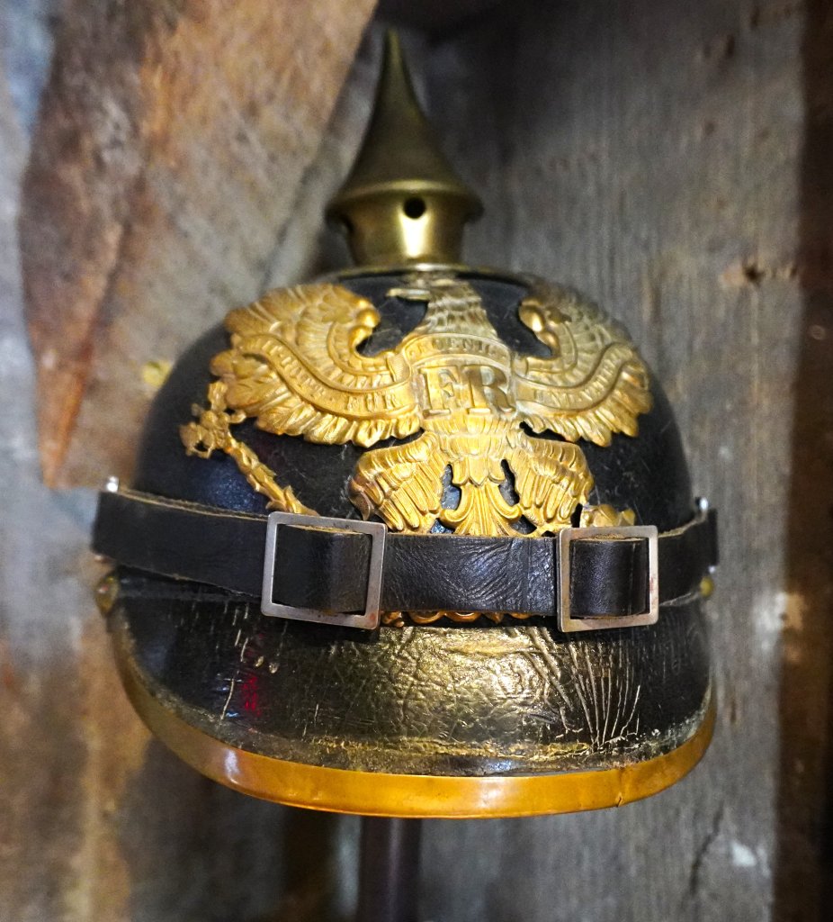 From WWI, Crown and Spike: The Pickelhaube and the Soldier of Empire