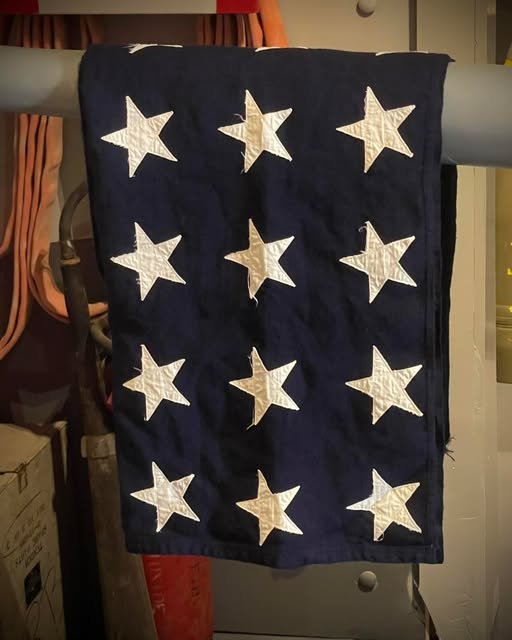 The Jack Staff Flag of USS LSM-37