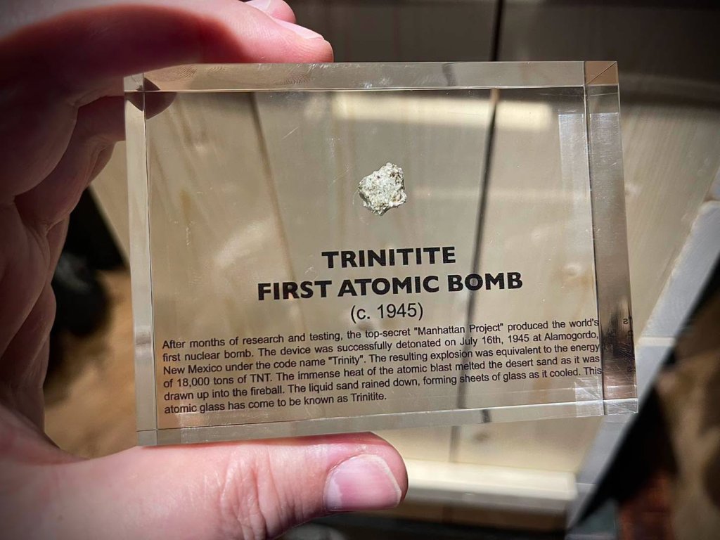 Trinitite: A Fragment from the Dawn of the Atomic Age