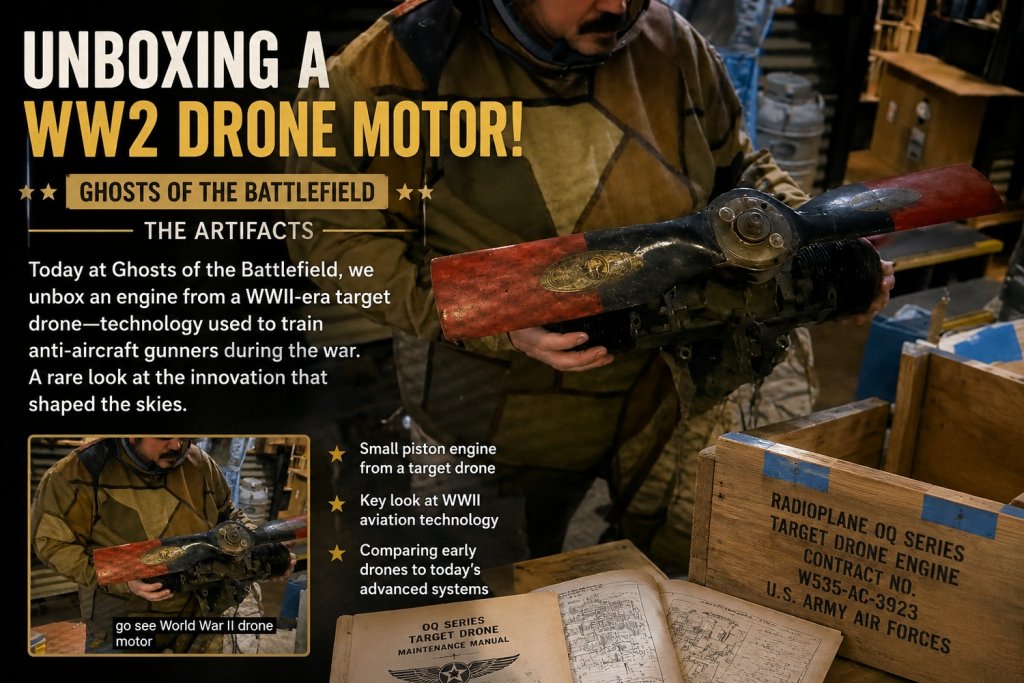 Unboxing a WW2 Drone Motor