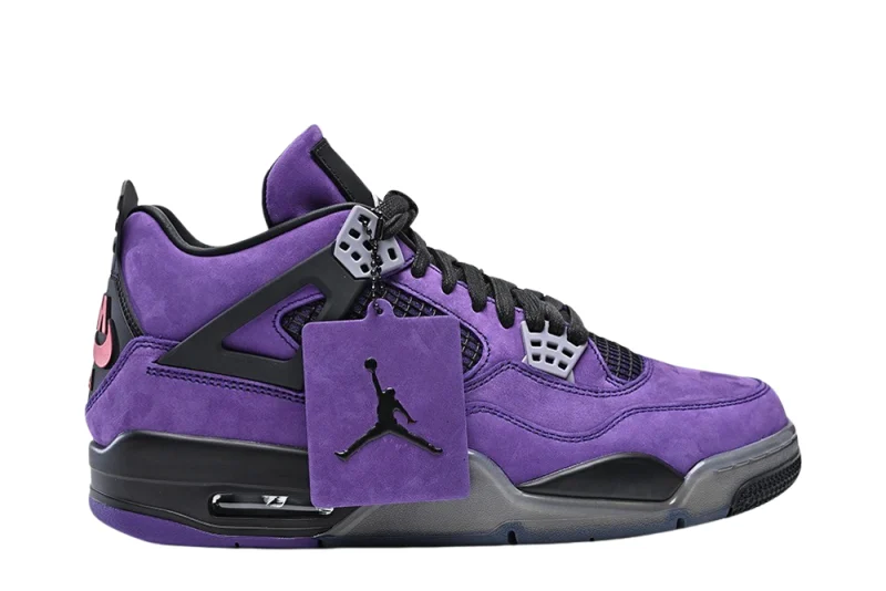 travis scott jordan 4 purple