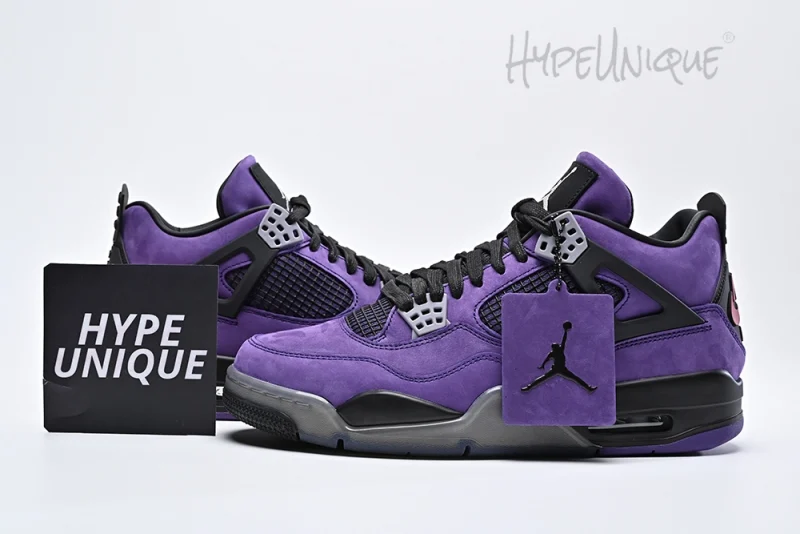 travis scott air jordan 4 purple release date